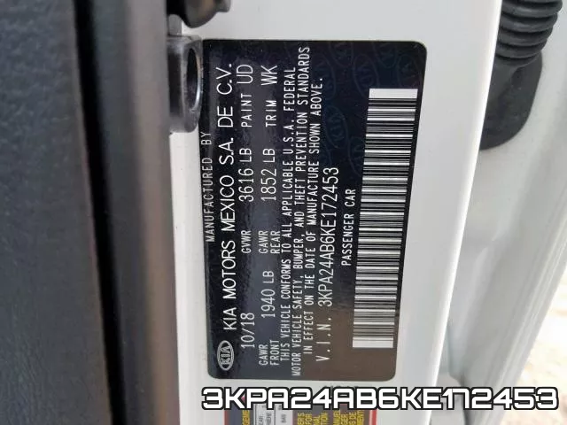 3KPA24AB6KE172453 фото 2