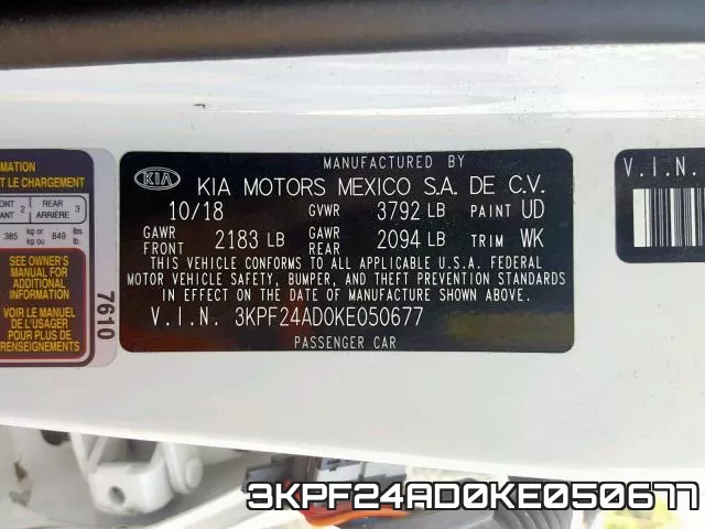 3KPF24AD0KE050677 фото 2