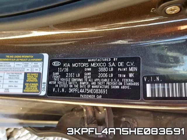 3KPFL4A75HE083691 фото 2