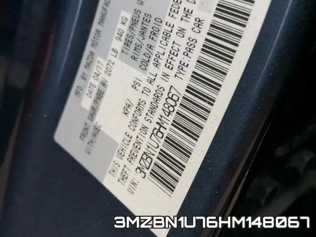 3MZBN1U76HM148067 фото 2