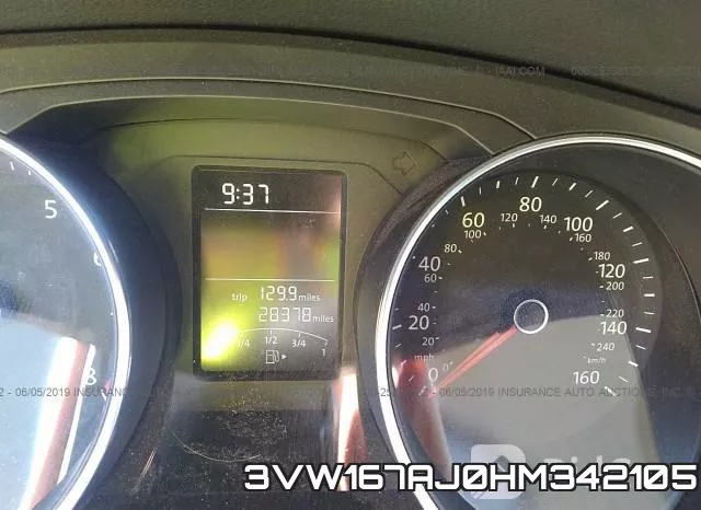 3VW167AJ0HM342105 фото 8