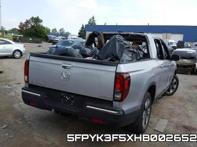 5FPYK3F5XHB002652 фото 5
