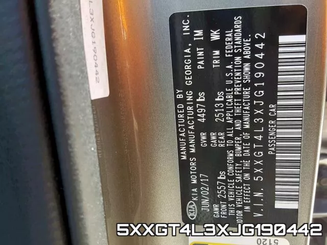5XXGT4L3XJG190442 фото 2