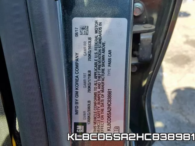 KL8CD6SA2HC838981 фото 2