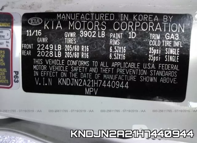 KNDJN2A21H7440944 фото 10