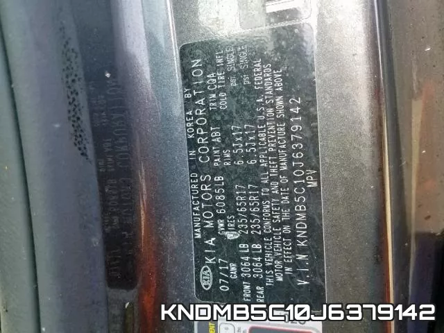 KNDMB5C10J6379142 фото 2