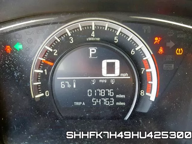 SHHFK7H49HU425300 фото 9