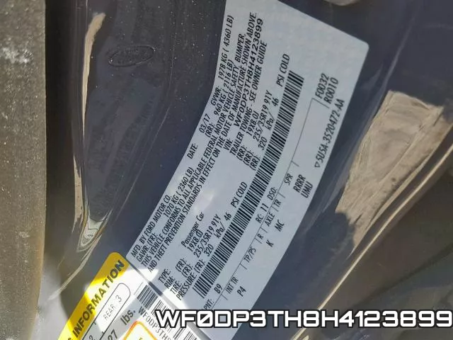 WF0DP3TH8H4123899 фото 2