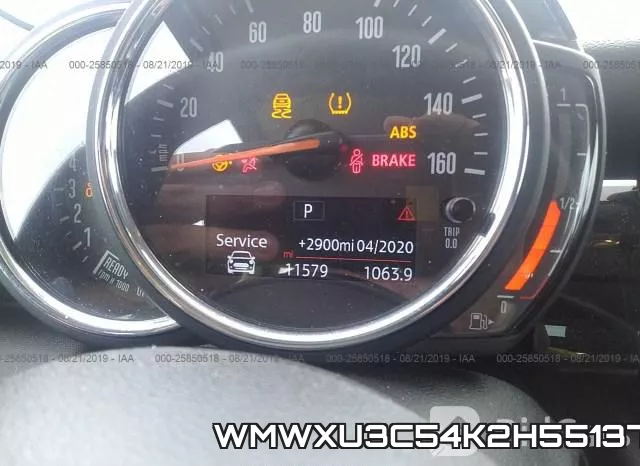 WMWXU3C54K2H55137 фото 8