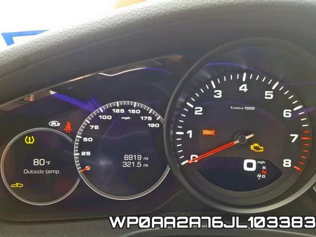 WP0AA2A76JL103383 фото 9