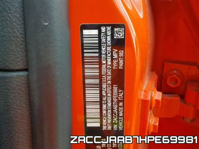 ZACCJAAB7HPE69981 фото 2