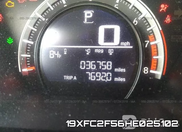 19XFC2F56HE025102 фото 8