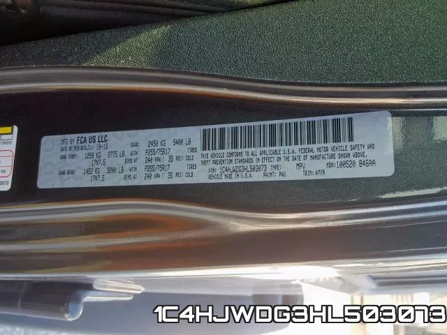 1C4HJWDG3HL503073 фото 2