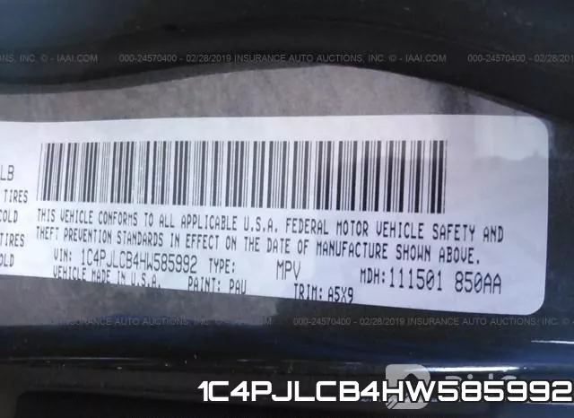 1C4PJLCB4HW585992 фото 10