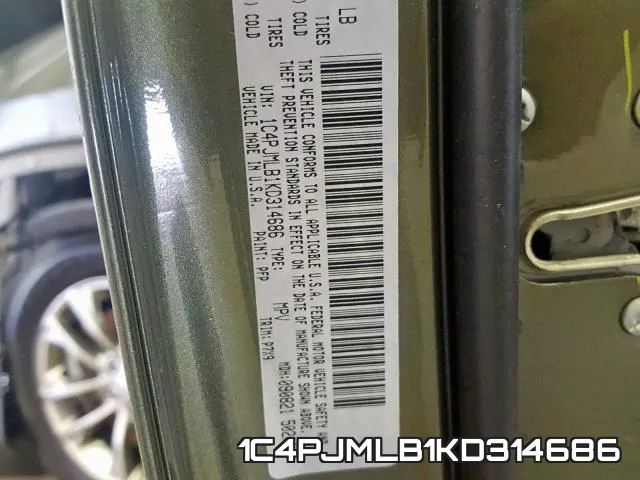 1C4PJMLB1KD314686 фото 2