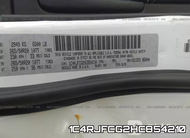 1C4RJFCG2HC854210 фото 10