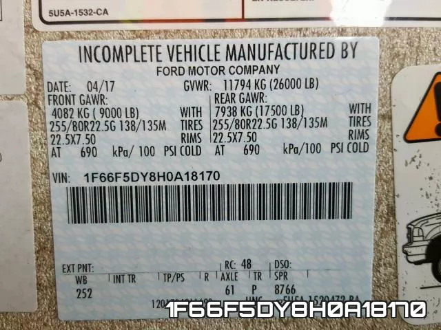 1F66F5DY8H0A18170 фото 2