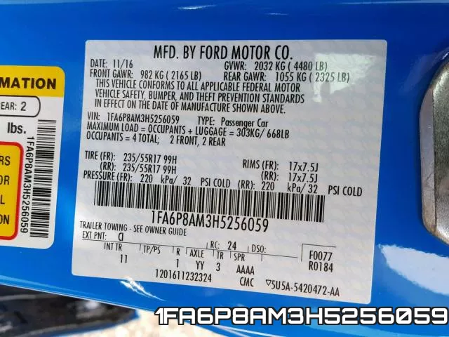 1FA6P8AM3H5256059 фото 2