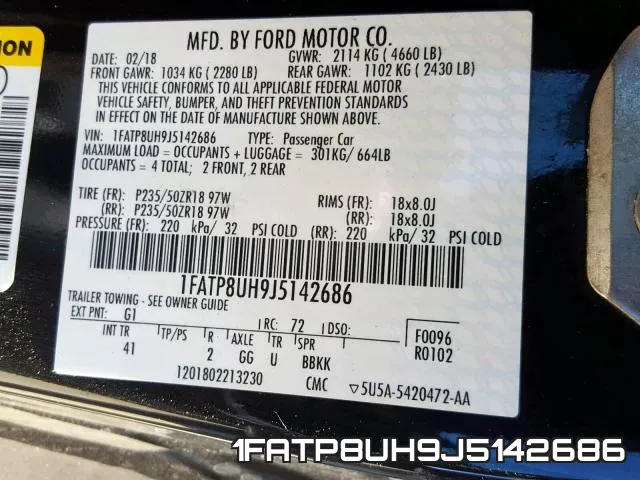 1FATP8UH9J5142686 фото 2