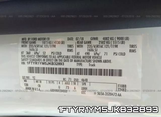 1FTYR1YM5JKB32893 фото 10