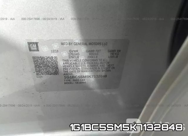 1G1BC5SM5K7132848 фото 10