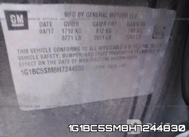 1G1BC5SM8H7244830 фото 10