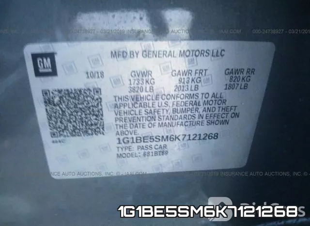 1G1BE5SM6K7121268 фото 10