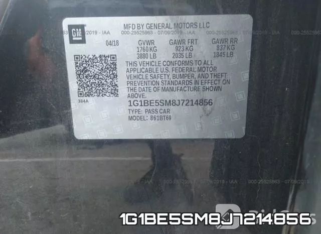 1G1BE5SM8J7214856 фото 10