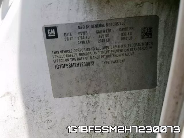 1G1BF5SM2H7230073 фото 2