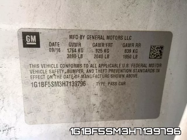 1G1BF5SM3H7139796 фото 2