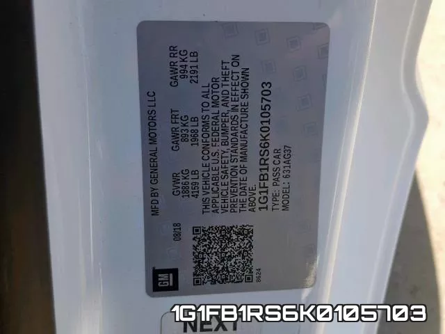 1G1FB1RS6K0105703 фото 2