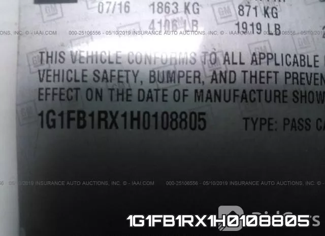 1G1FB1RX1H0108805 фото 10