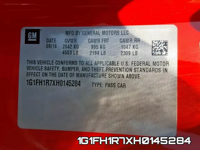 1G1FH1R7XH0145284 фото 2