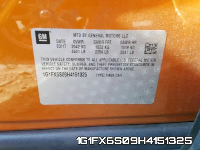 1G1FX6S09H4151325 фото 2