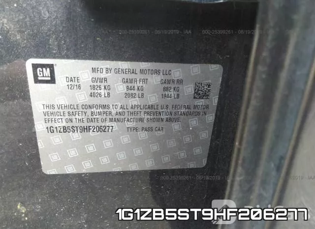 1G1ZB5ST9HF206277 фото 10