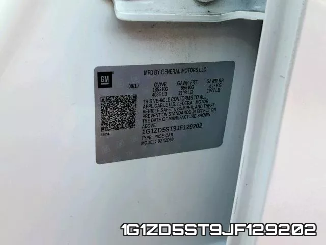 1G1ZD5ST9JF129202 фото 2