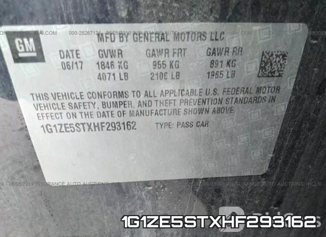 1G1ZE5STXHF293162 фото 10