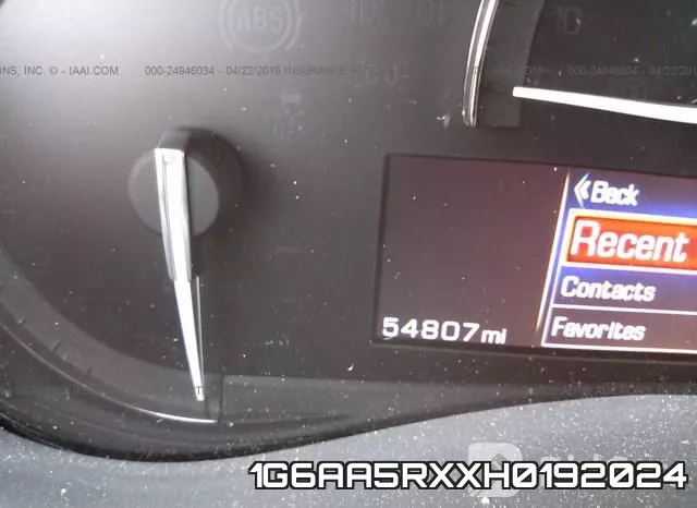 1G6AA5RXXH0192024 фото 8