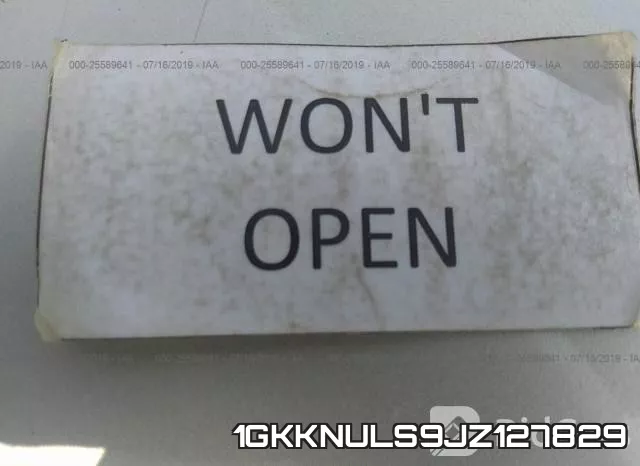 1GKKNULS9JZ127829 фото 2