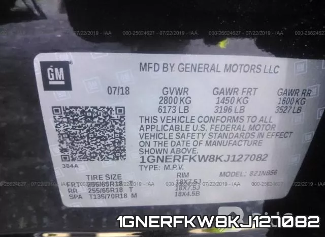 1GNERFKW8KJ127082 фото 10