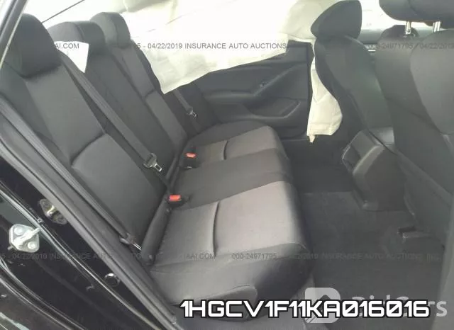 1HGCV1F11KA016016 фото 9