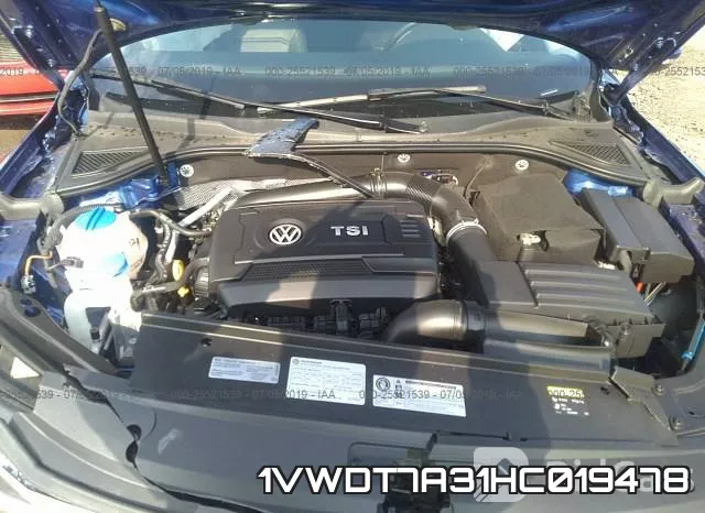 1VWDT7A31HC019478 фото 2