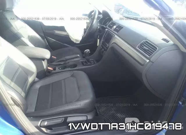 1VWDT7A31HC019478 фото 6