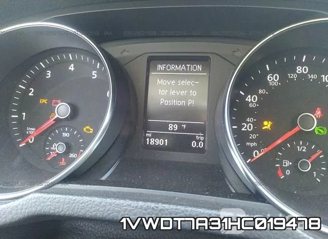 1VWDT7A31HC019478 фото 8