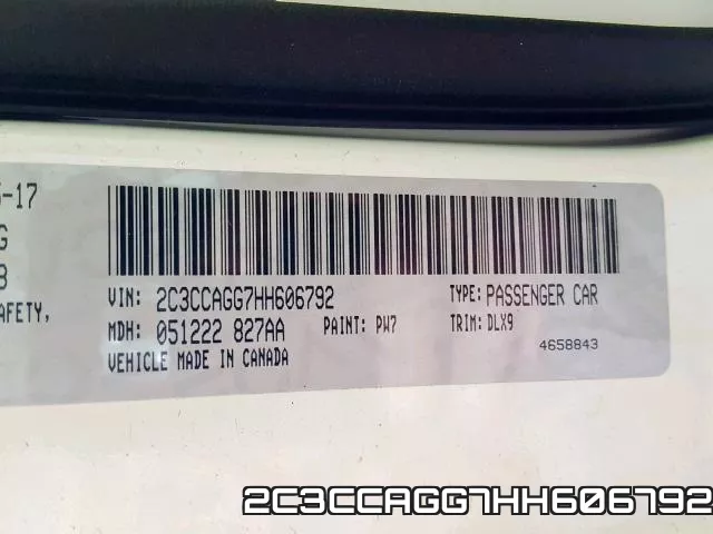 2C3CCAGG7HH606792 фото 2