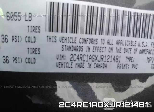2C4RC1AGXJR121481 фото 10