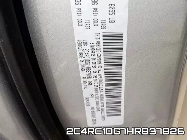 2C4RC1DG7HR837826 фото 2