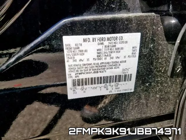 2FMPK3K91JBB74371 фото 2