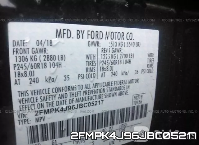 2FMPK4J96JBC05217 фото 10