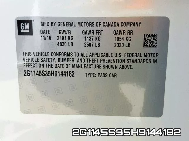 2G1145S35H9144182 фото 2